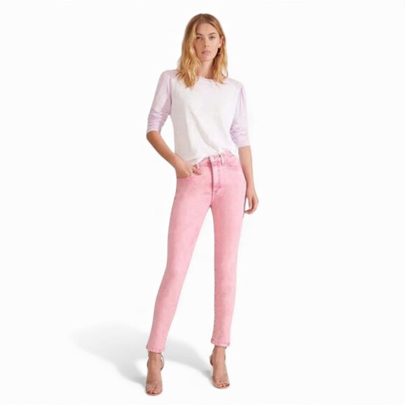Veronica Beard Kate Skinny Jeans Pink Size 26 - Picture 2 of 13